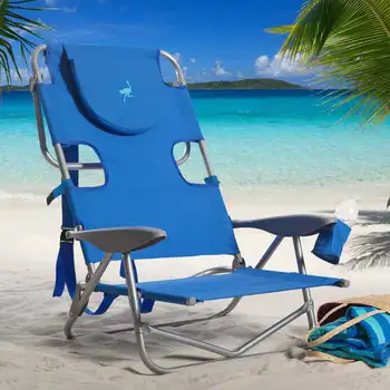 Stručių Kuprinė Plieno Paplūdimio Kėdės - Mėlyna
