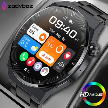 ZODVBOZ Žiūrėti GT3 Pro AMOLED Smart Watch Vyrų Užsakymą Dial Atsiliepti į Skambutį Sport Fitness Tracker Vyrų Vandeniui Smartwatch Už Xiaomi