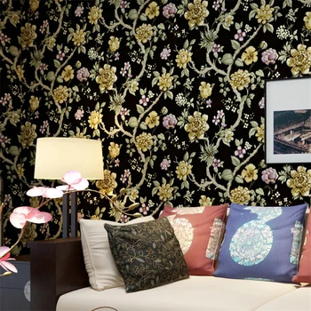 beibehang neaustinių ekrano užsklanda Sielovados gėlių miegamasis miegamasis, gyvenamasis kambarys sofos foną papel de parede tapetai