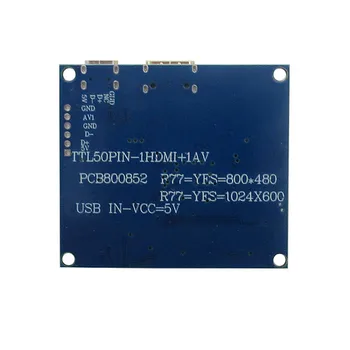 7 Inci 1024*600 Tampilan Layar Monitorius LCD Papan