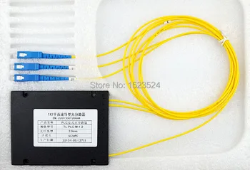 Nemokamas Pristatymas GPON EPON 2.0 mm 1x2 ABS dėžė, 1*2 SC/UPC Pluošto Optiniai PLC Splitter