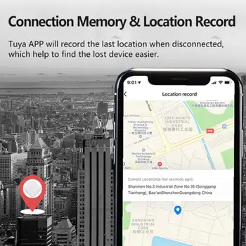 Tuya Smart Tag Mini GPS Seklys Klavišą Krepšys Vaiko Pet Finder Vietą Įrašą Belaidžiu 