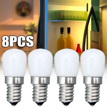 Mini LED Šaldytuvas Lemputės E12/E14 Lemputės 220V LED Šaldytuvas Lempos Įsukite Lemputę Šaldytuvas vitrinose