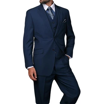 2021 gražus vyriški kostiumai Didmeninė - Tamsiai mėlyna/custom užsakymą vestuvių kostiumas vyrams jaunikis/geriausią vyro kostiumas suknelė (jakcet + kelnės