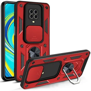 Skaidrių Kameros Objektyvo Apsaugos Atveju Xiaomi Redmi 9 Pastaba Pro 9T 9S Note9 Automobilio Savininkas Magnetinio Šarvai atsparus smūgiams Bumper Case Cover