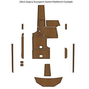 2013 Supra Sunsport Plaukti Platforma Kabinos Padas Valtis EVA Putų Dirbtiniais Tiko Grindų Kilimėlis
