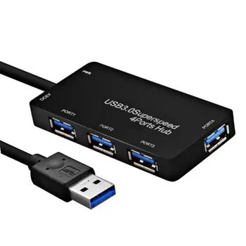 Usb3.0 Hub 4-Port High-Speed USB Skirstytuvo už standžiuosius Diskus, USB 