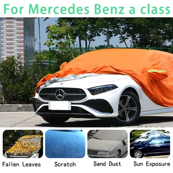 Mercedes Benz a klasės Vandeniui automobilių dangčiai super apsauga nuo saulės, dulkių, Lietaus, Krušos automobilių prevencijos auto apsaugos