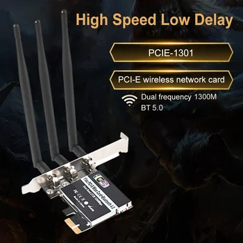 PCIE Tinklo plokštė Wireless Adapter Dual Band 2.4/5G Tinklo plokštė Wi-fi