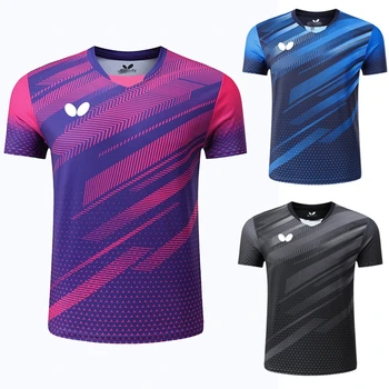 2022 naujas stalo teniso uniformas, vyriški ir moteriški marškinėliai, pralaidžios orui ir greitai džiūstantys vaikų mokymo konkurencijos uniformos