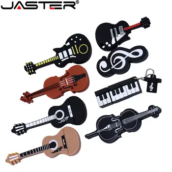 JASTER Muzikos Pastaba Pen Ratai Muzikos Instrumentas, 4 GB USB 2.0 8GB Pen Drives 16GB pendrive 32GB Animacinių filmų Memory Stick U Disko Dovana