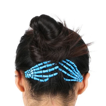 2023 Mados Skeletas Letena Plaukų Clips Plaukų Segtukai Plaukai Surišti Į Uodegą Įrašą Barrettes Hairgrips Apdangalai, Plaukų Accessories Moterims