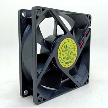 8cm aušinimo ventiliatorius 80mm Naujas 12v dvigubas kamuolys išjungti 8025 uodų lempos ventiliatorius d80bh-12hh kompiuterio atveju galios ventiliatorius