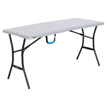 Gyvenime 5-Koja Kartus-į-Pusę Stalo, Pilka (80861) iškylų stalas sulankstomas stalo kempingas stalas sulankstomas