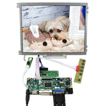 HD MI+DVI+VGA+Garso Valdiklio plokštės Su 10.4 colių, 640 x 480 AA104VH01 LCD Ekranas