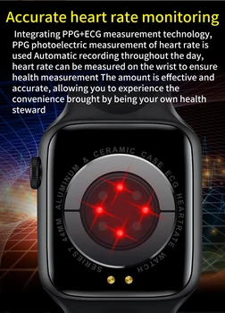 T200 Plus smartwatch Širdies ritmas, Kraujo spaudimo monitorius laikrodis Vyrams, Moterims, 